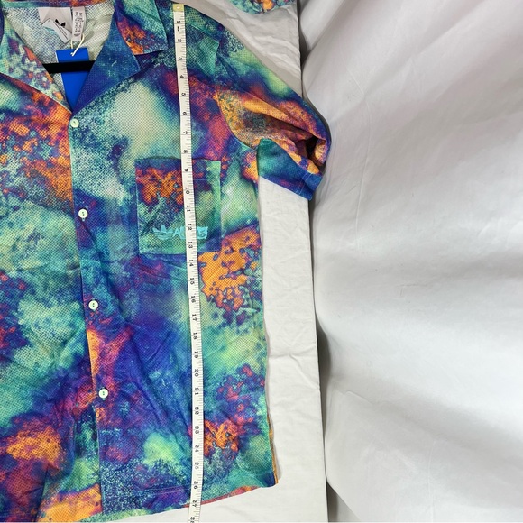 ADIDAS Originals Allover Print Mesh Basketball Shorts Mens SMALL Tye Dye - Picture 14 of 16